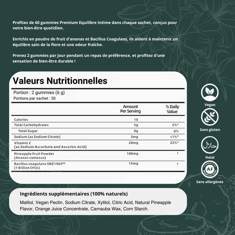 Gummies Équilibre Féminin Ananas